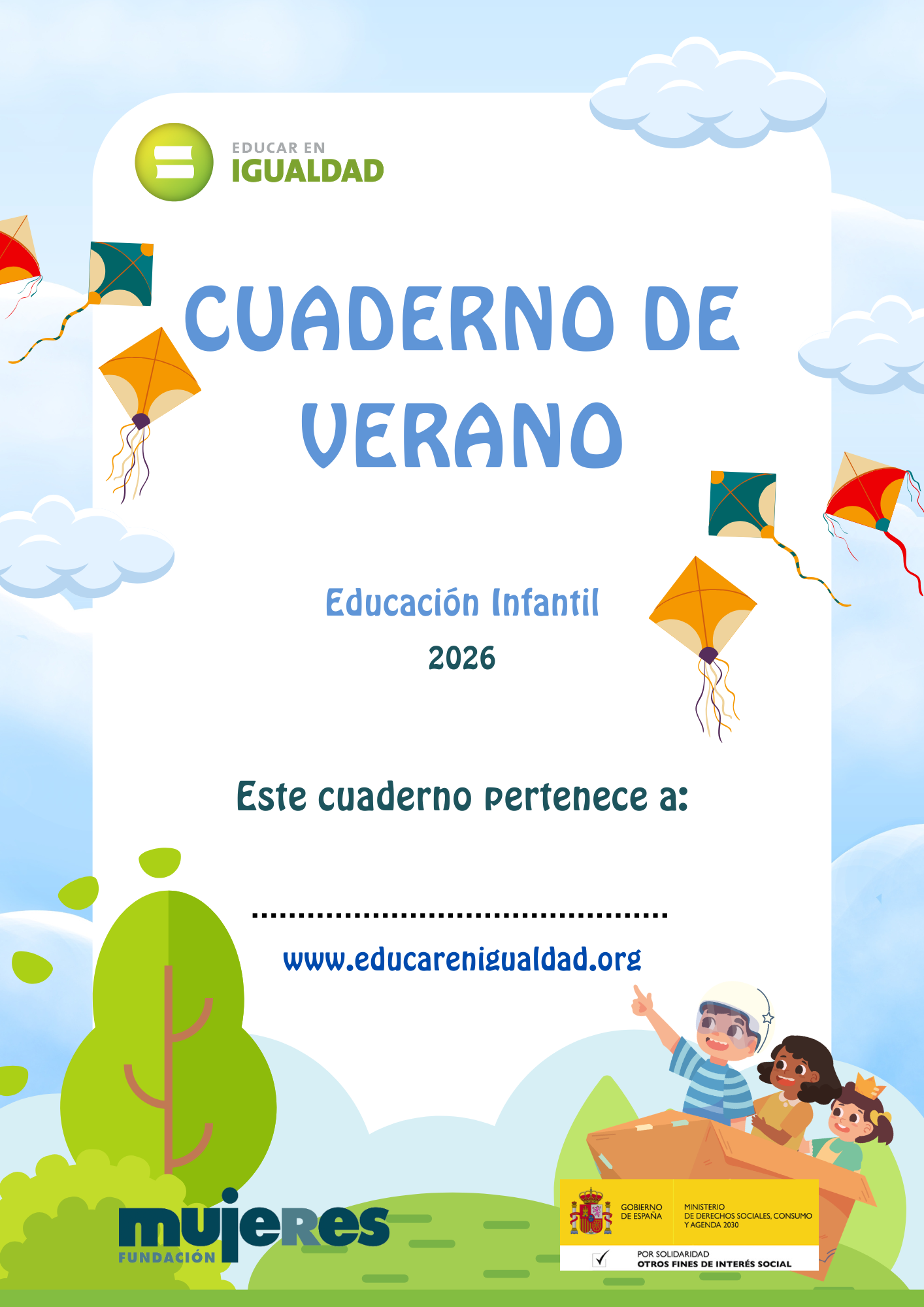 Cuaderno de Verano Infantil 2026