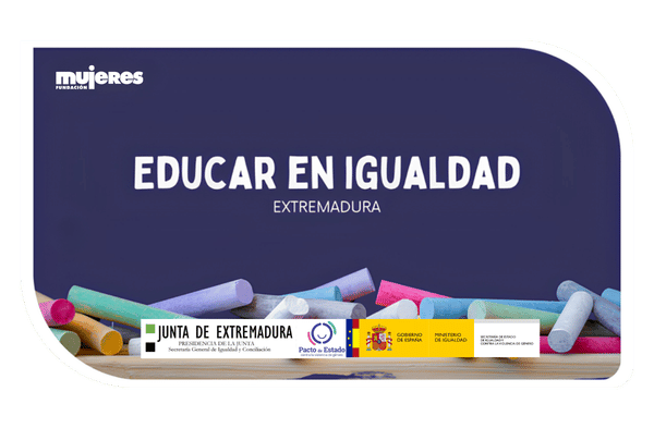 Cartel de Educar en Igualdad Extremadura
