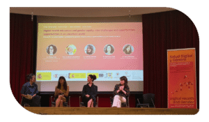 Fotografía del panel de expertas
